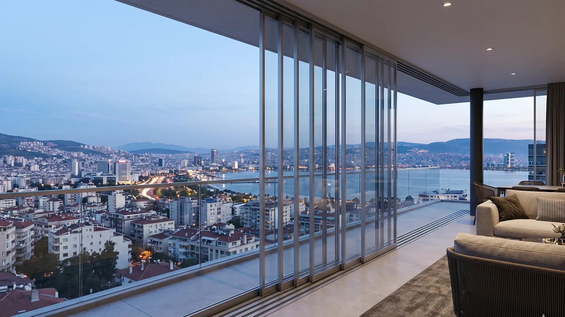 İzmir Sürme Cam Balkon Sistemleri